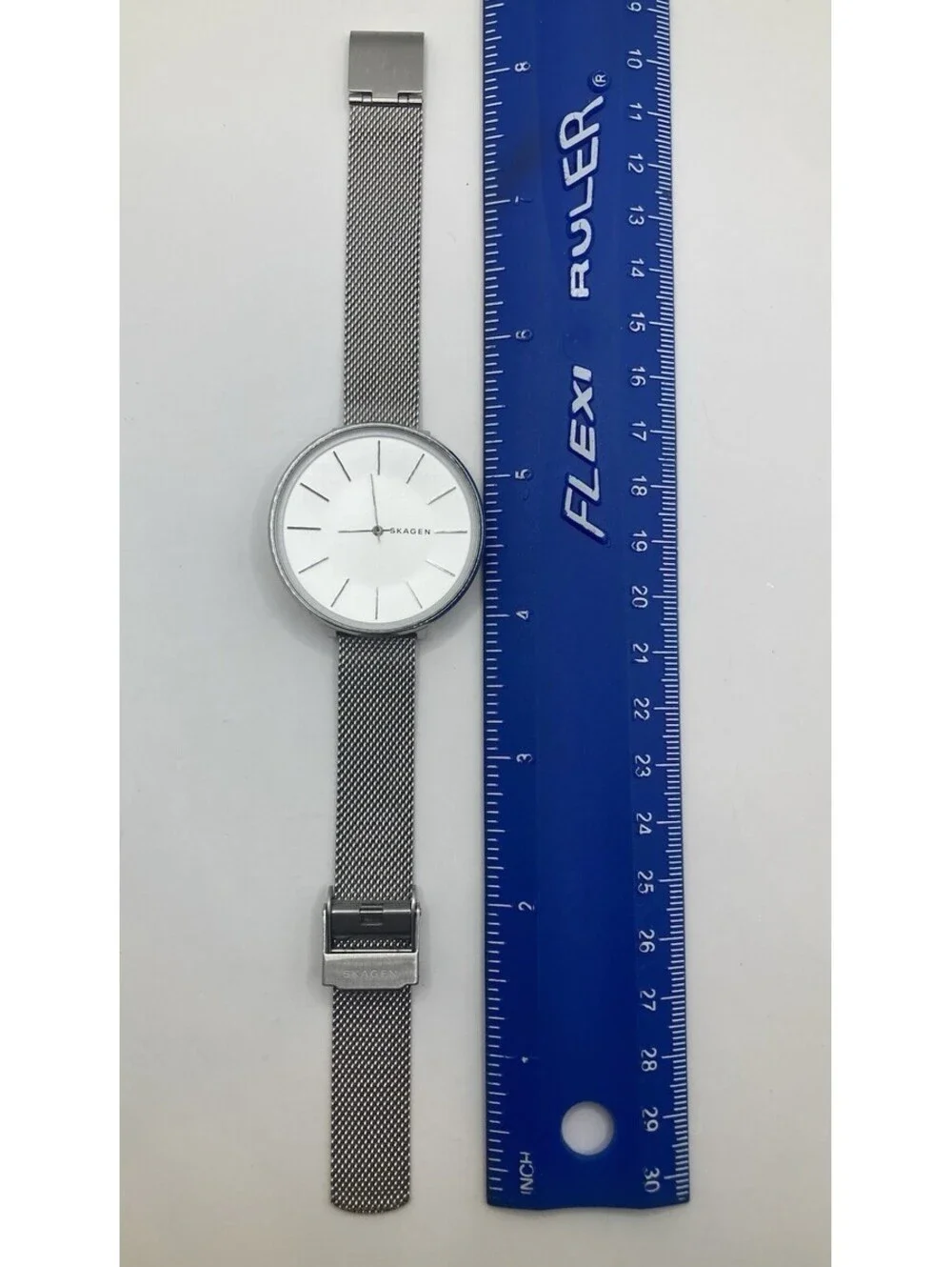 Skagen Karolina SKW2687 Women's Silver Mesh Quartz Analog Watch Minimalist 38mm